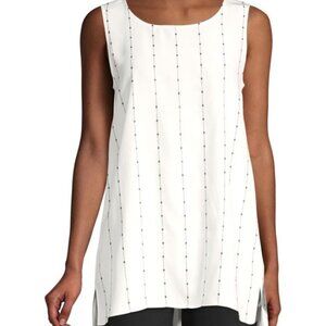 Lafayette148‎ New York Ruthie Sleeveless Business Casual Silk Top M Quiet Luxury